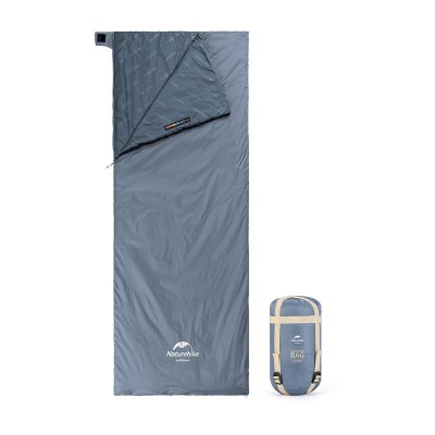 Спальник надлегкий Naturehike Ultralight LW180 NH21MSD09 (15°C), p-p XL, сіро-синій